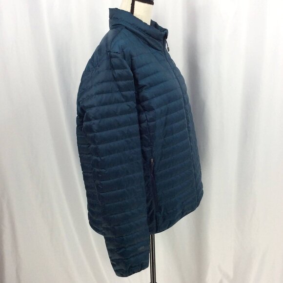 Eddie Bauer Microlight 650 Down Puffer Jacket Womens Size 2XL Teal Packable - Picture 4 of 10